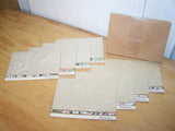 Set of 8 Handmade Thank You Cards - Champagne & Floral