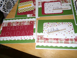 Stampin' Up! Christmas Card Set - Lot 1 (Set of 12)