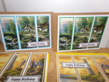 Set of 6 Handmade Birthday Cards