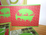 Merry Christmas Cutout Cards - Set of 12