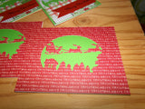 Merry Christmas Cutout Cards - Set of 12