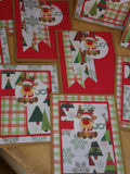 Reindeer Christmas Cards - Set of 12