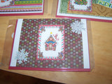 Gingerbread Man Stamped Holiday Cards - Set of 5