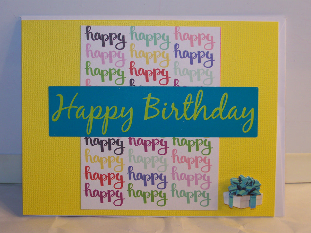 Happy Happy Happy Birthday Card