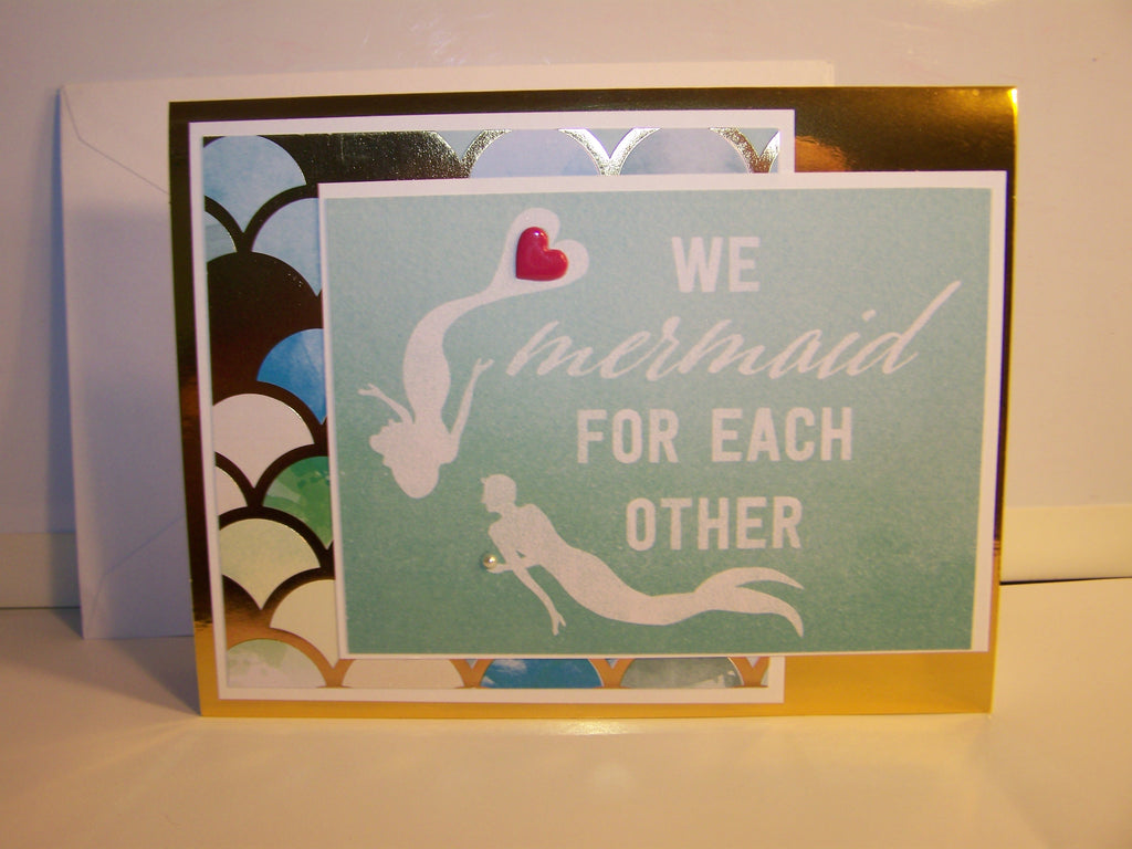 We Mermaid For Each Other Card