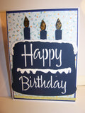 Cutout Happy Birthday Cake Card