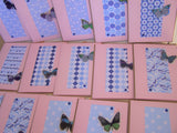 Handmade Butterfly Cards - Set of 20